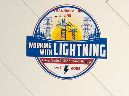 Transmission Line Sticker 2", 3" or 7 1/4"