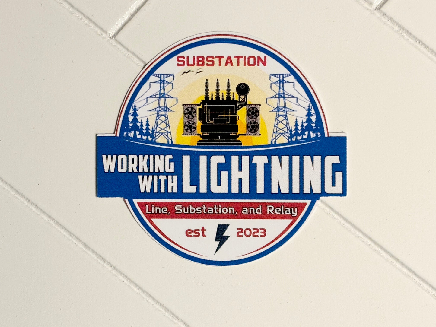 Substation Sticker 2", 3" or 7 1/4"