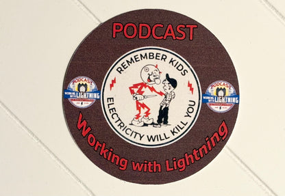 Kilowatt/Working with Lightning Sticker 2" or 3"