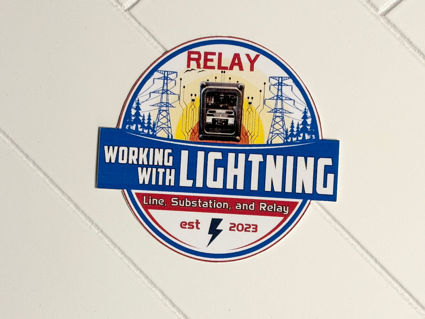 Relay Sticker 2", 3" or 7 1/4"