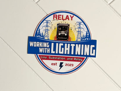 Relay Sticker 2", 3" or 7 1/4"